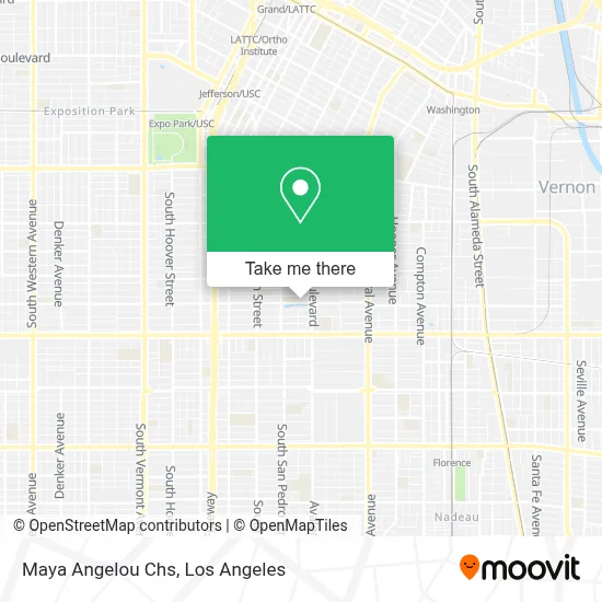 Maya Angelou Chs map