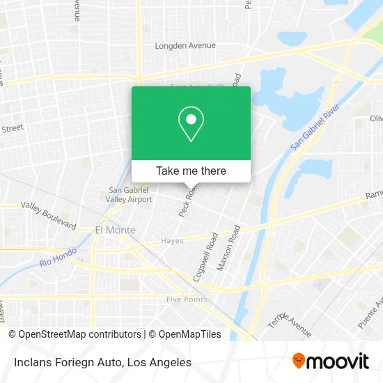 Inclans Foriegn Auto map