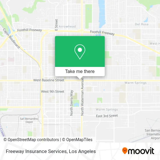 Freeway Insurance Services map