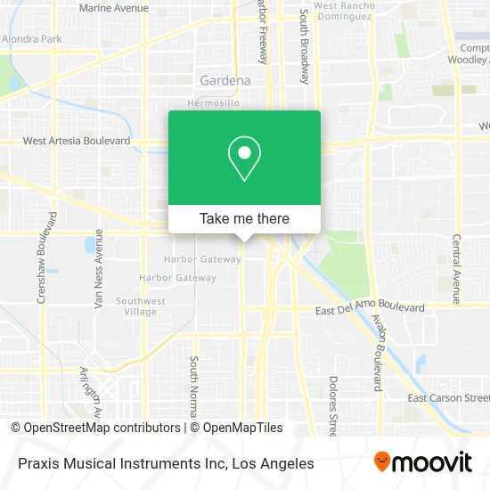 Praxis Musical Instruments Inc map