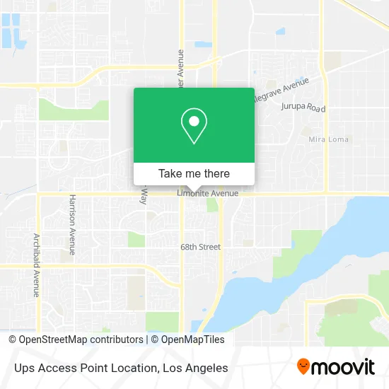 Ups Access Point Location map