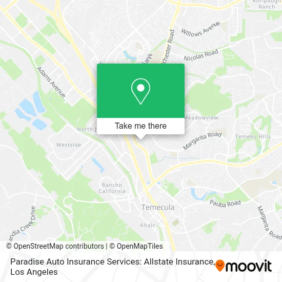 Paradise Auto Insurance Services: Allstate Insurance map