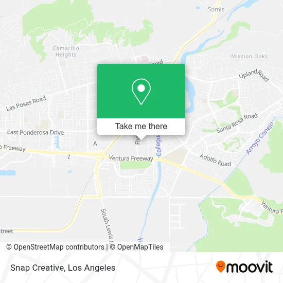Snap Creative map