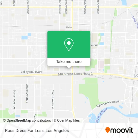 Ross Dress For Less map