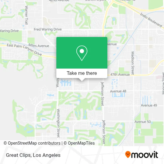 Great Clips map