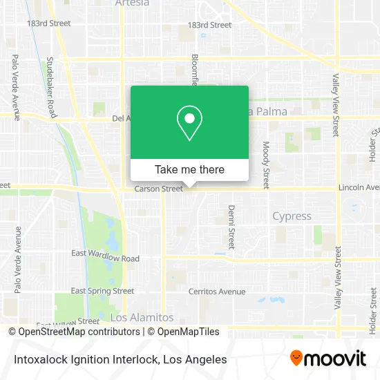 Intoxalock Ignition Interlock map