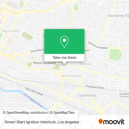 Smart Start Ignition Interlock map