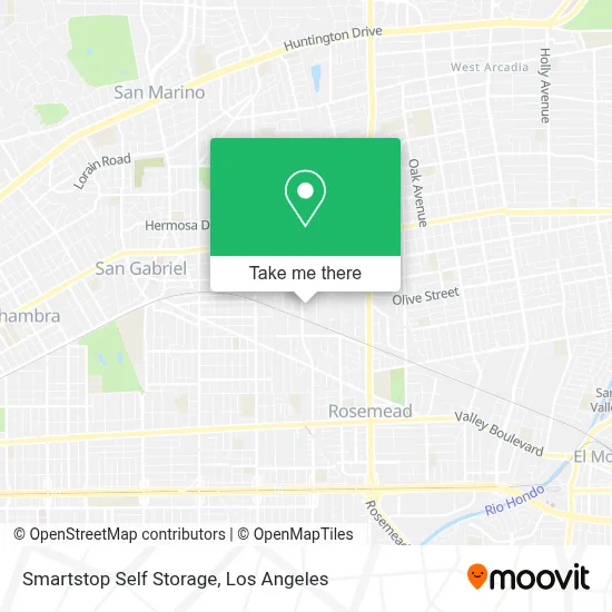 Smartstop Self Storage map
