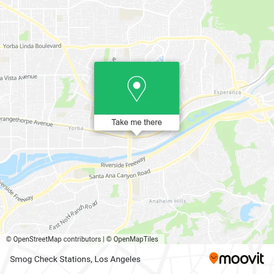 Smog Check Stations map
