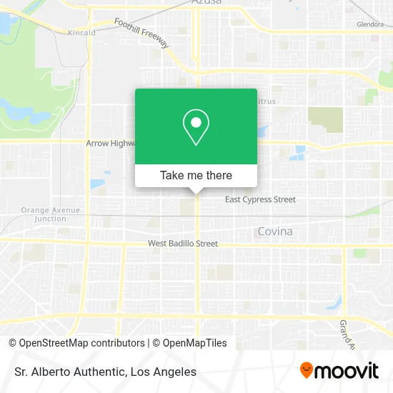Sr. Alberto Authentic map