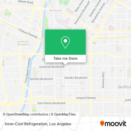 Inner-Cool Refrigeration map