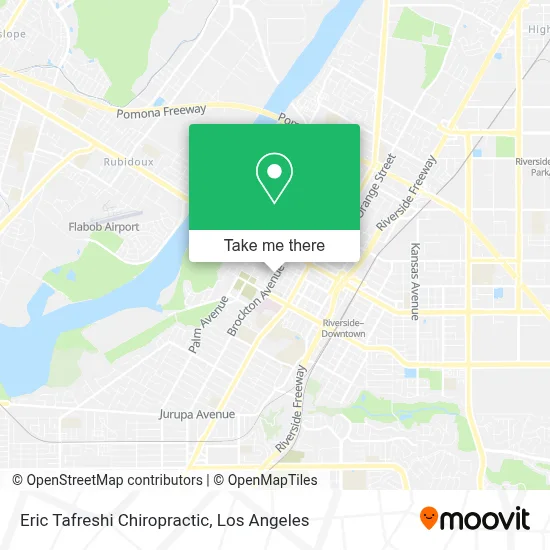 Eric Tafreshi Chiropractic map
