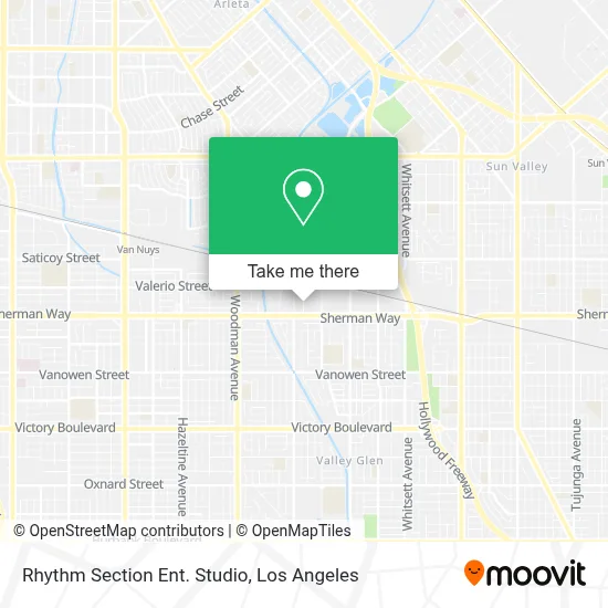 Rhythm Section Ent. Studio map