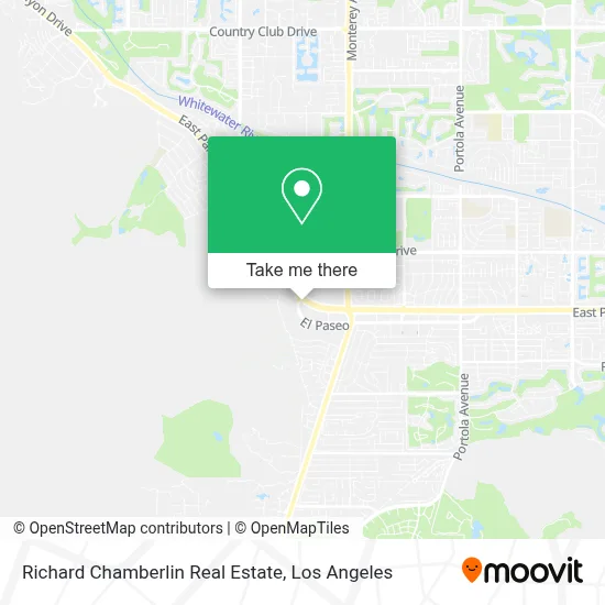 Richard Chamberlin Real Estate map