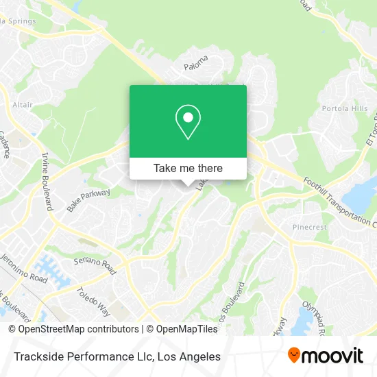 Trackside Performance Llc map