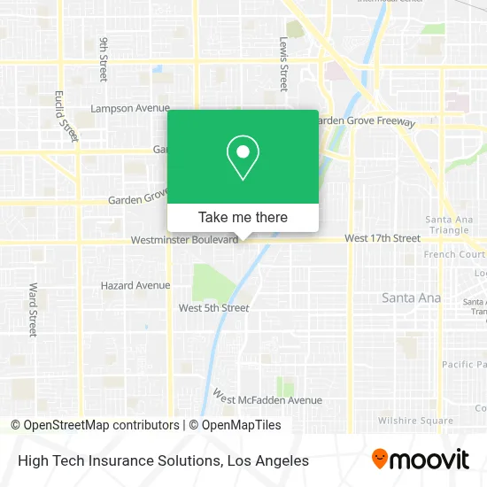 High Tech Insurance Solutions map