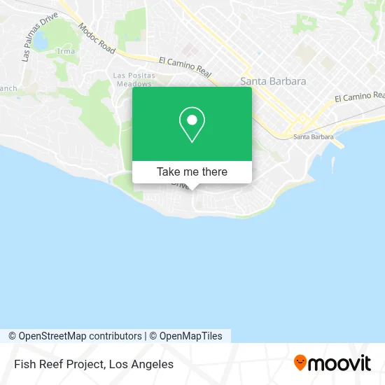 Fish Reef Project map