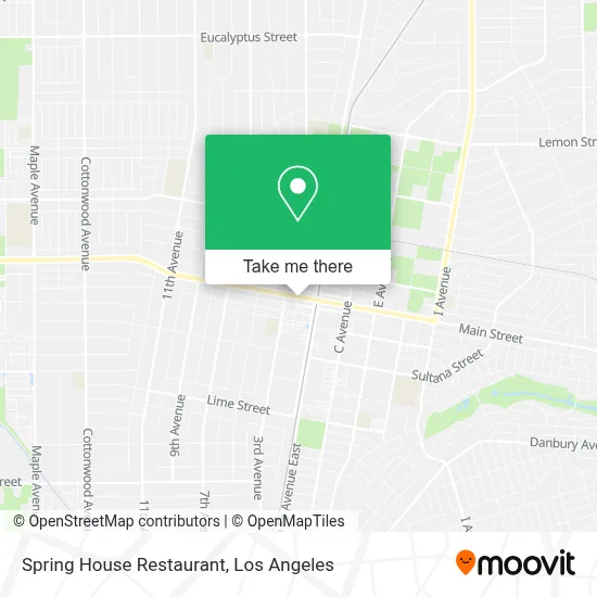 Spring House Restaurant map