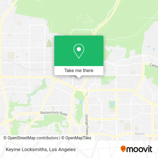Keyme Locksmiths map