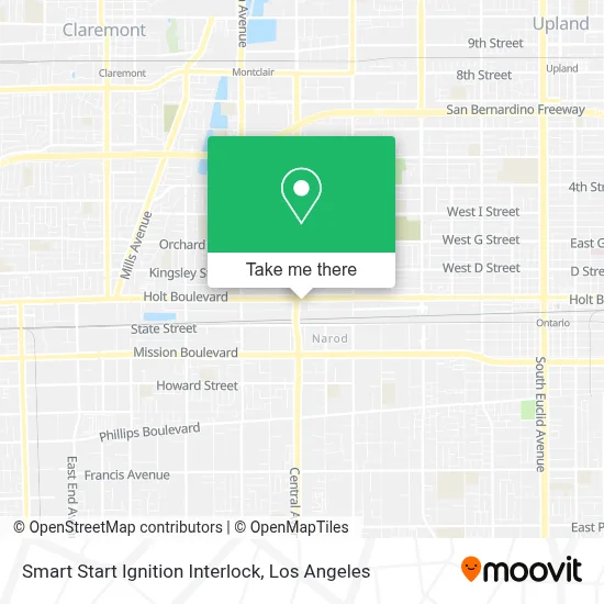 Smart Start Ignition Interlock map