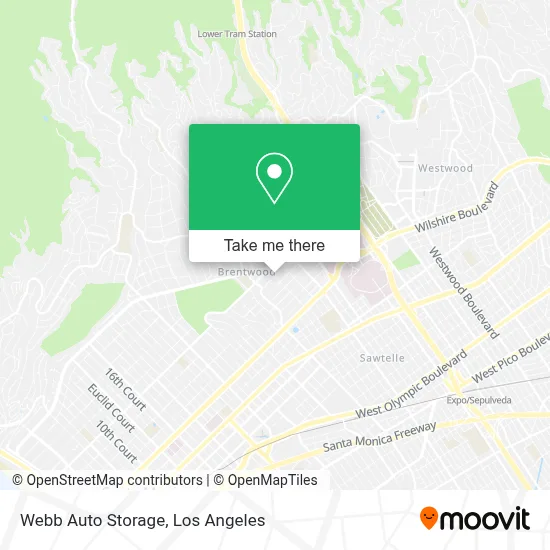 Webb Auto Storage map