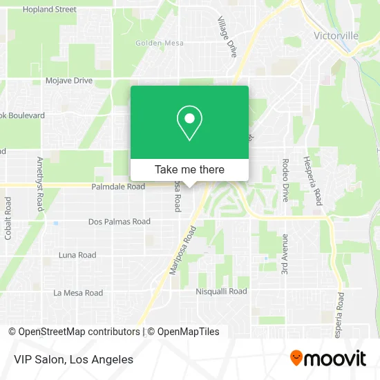 VIP Salon map