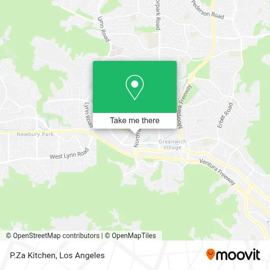 P.Za Kitchen map