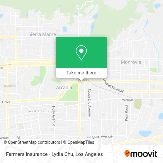 Farmers Insurance - Lydia Chu map