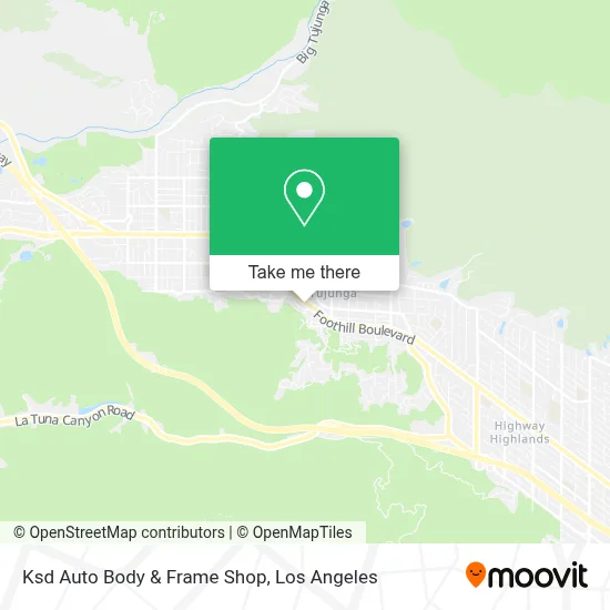 Ksd Auto Body & Frame Shop map