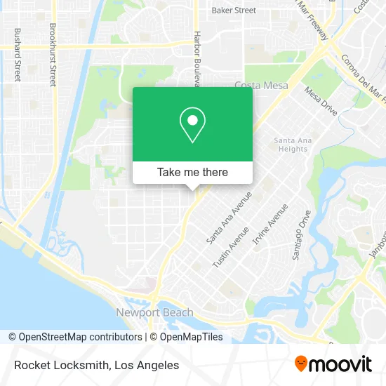 Rocket Locksmith map