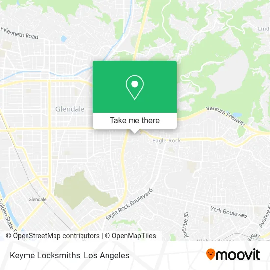 Keyme Locksmiths map