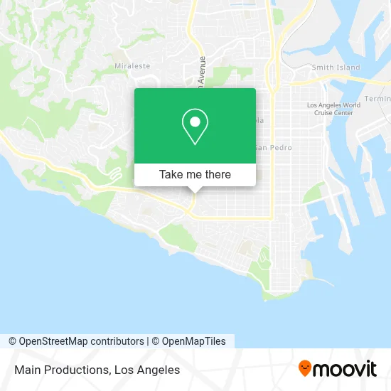 Main Productions map
