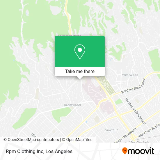 Rpm Clothing Inc map