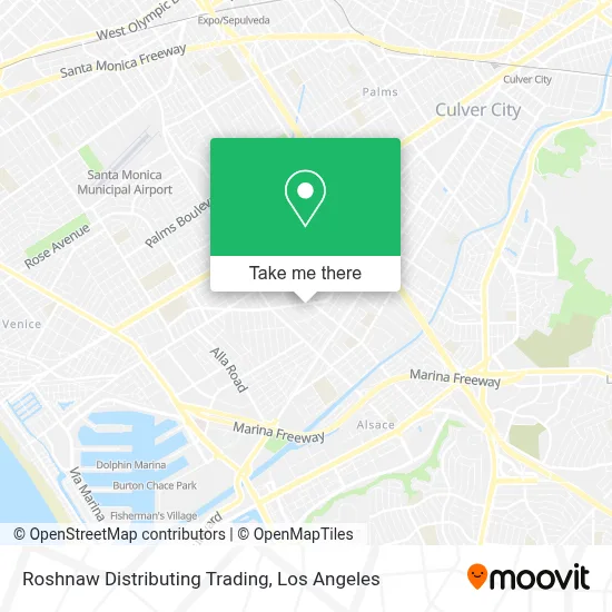 Roshnaw Distributing Trading map