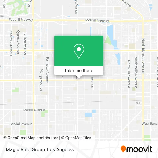 Magic Auto Group map