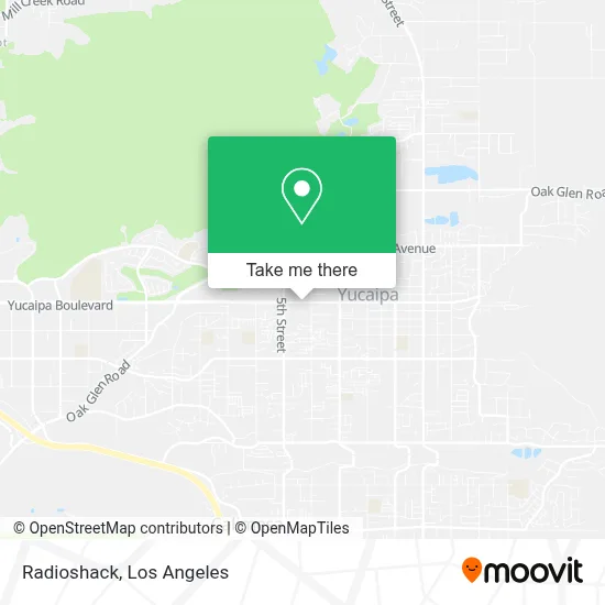 Radioshack map