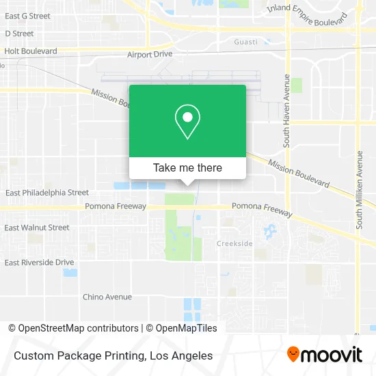 Custom Package Printing map
