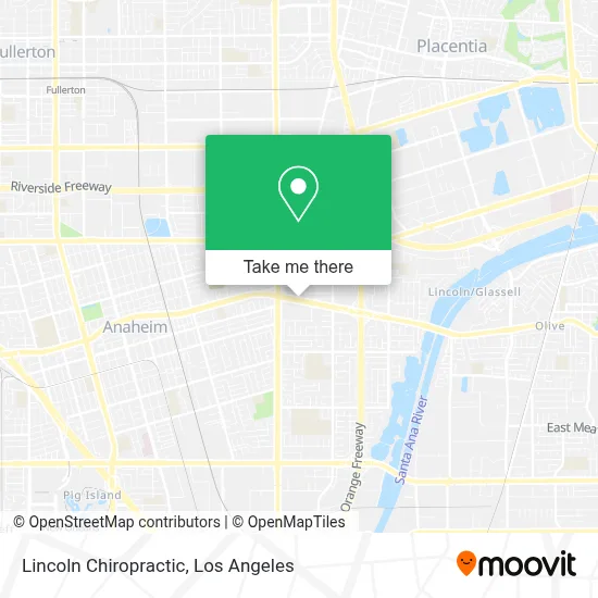 Lincoln Chiropractic map