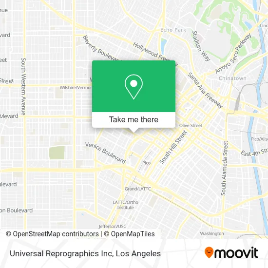 Universal Reprographics Inc map