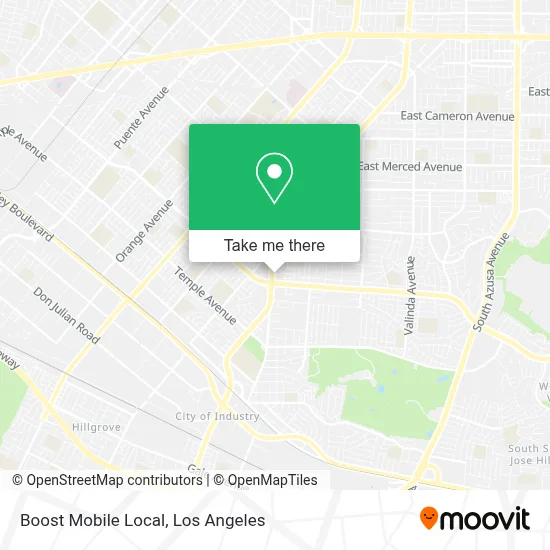 Boost Mobile Local map