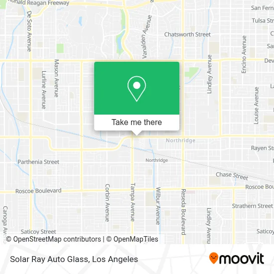 Solar Ray Auto Glass map