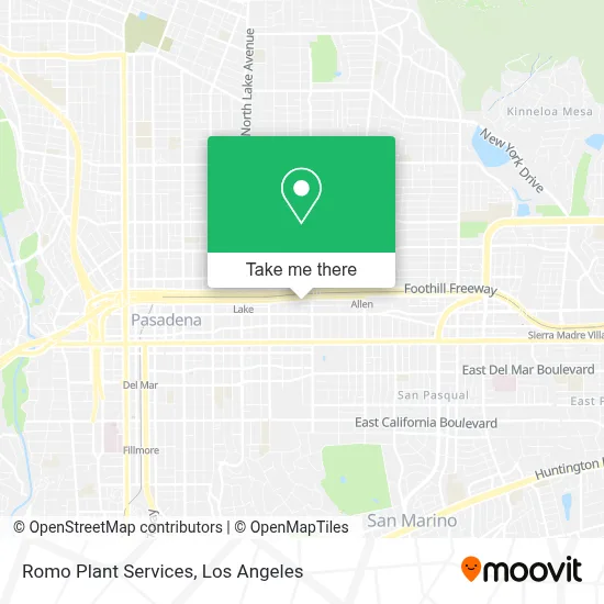 Romo Plant Services map