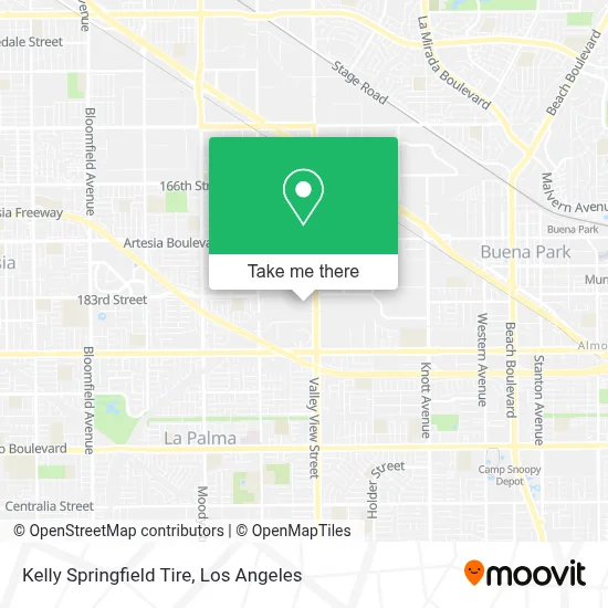 Kelly Springfield Tire map