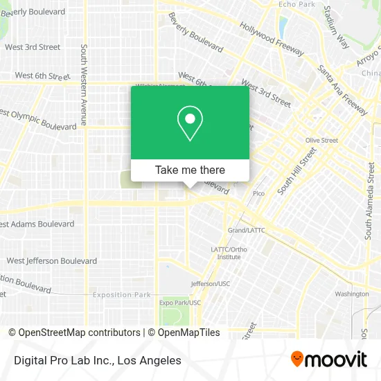 Digital Pro Lab Inc. map