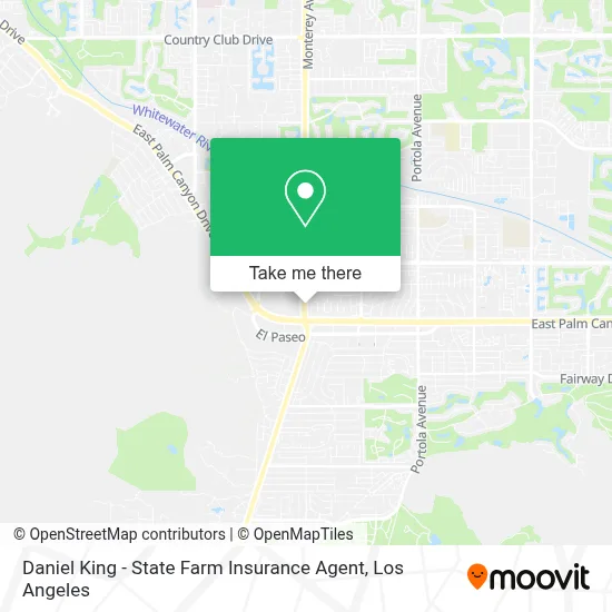 Daniel King - State Farm Insurance Agent map