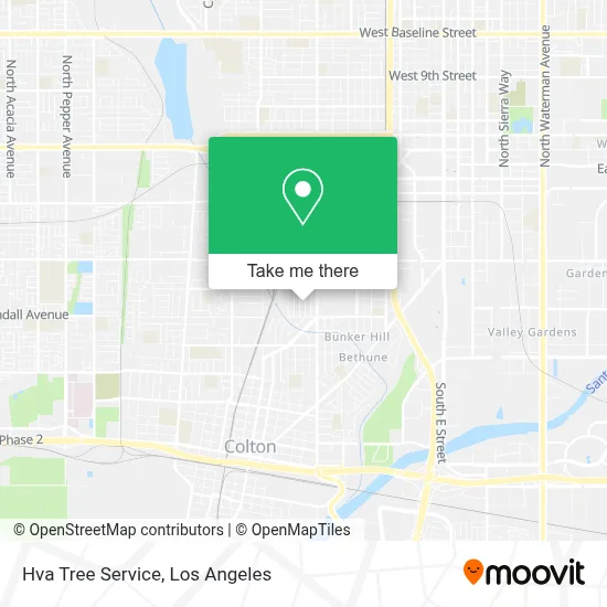 Hva Tree Service map