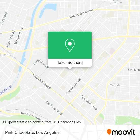 Pink Chocolate map