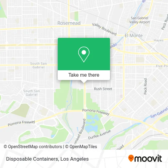 Disposable Containers map