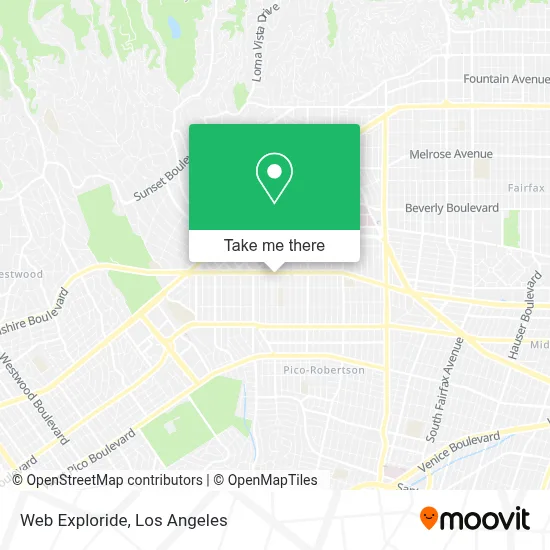 Web Exploride map