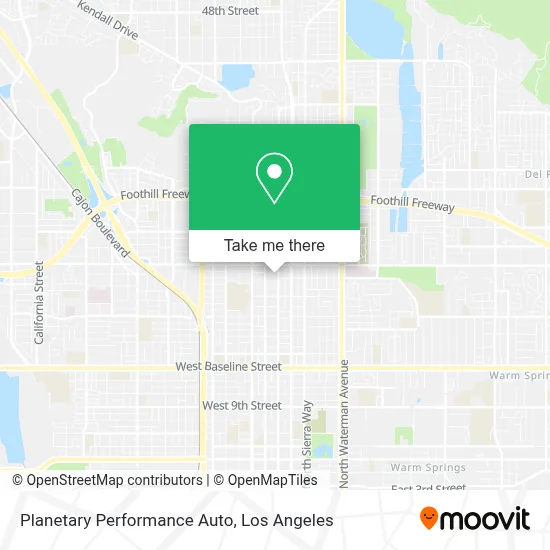 Planetary Performance Auto map